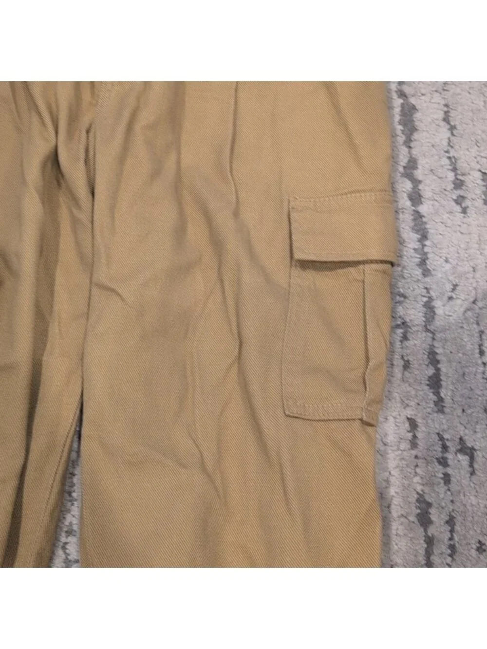 Silver Jeans Relaxed Fit Utility Cargo Pant Mustard Color
